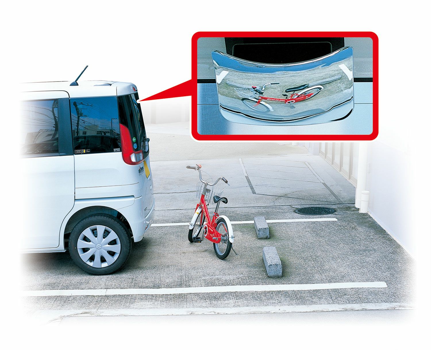 カーメイト CZ385 補助ミラー 後方確認用 carmate