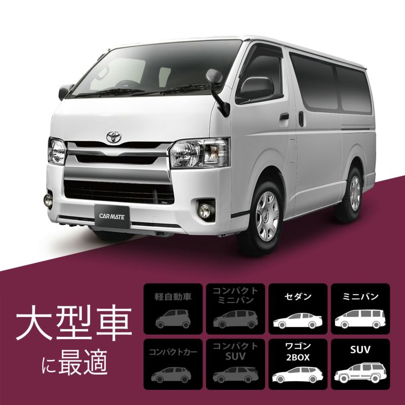 カーメイト製　覆面ミラー　希少　絶版 カーメイト（CARMATE） NZ875 サポートミラー 電子ミラー用 トヨタ車