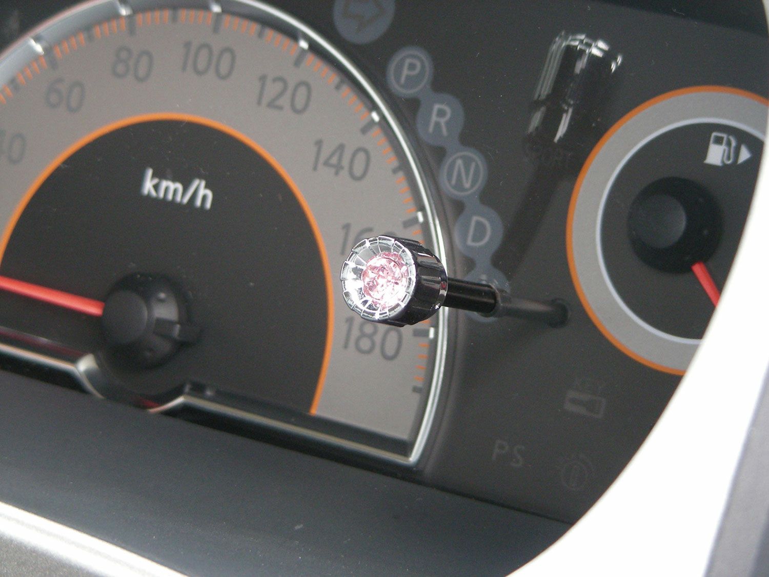 DZ144 ドレスアップパーツ メーターノブ用 メッキ／ライトローズ