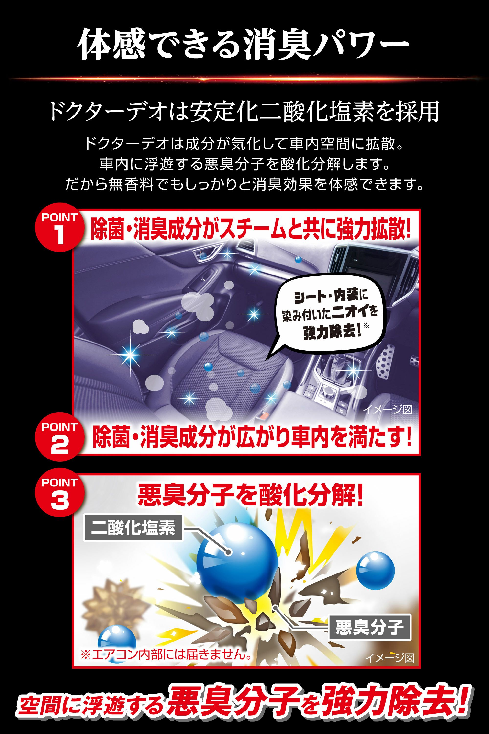 D236 ドクターデオプレミアム スチームタイプ 浸透 無香 カーメイト 公式オンラインストア本店