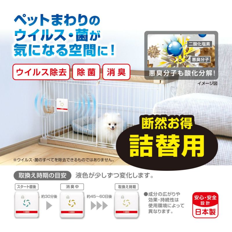 DSP5 ドクターデオ ケージ取付けタイプ ペット用 リフィル 無香