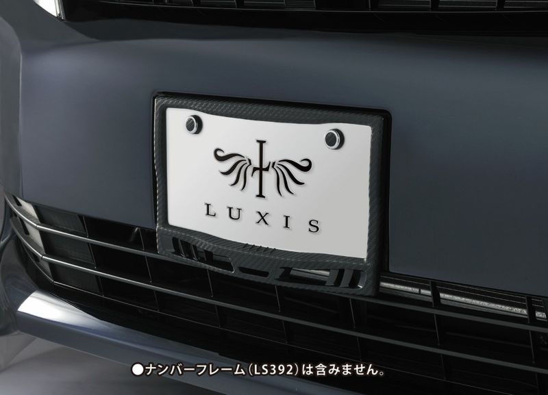 LS394 LUXIS ナンバーボルトキャップ カーボンルック | カーメイト