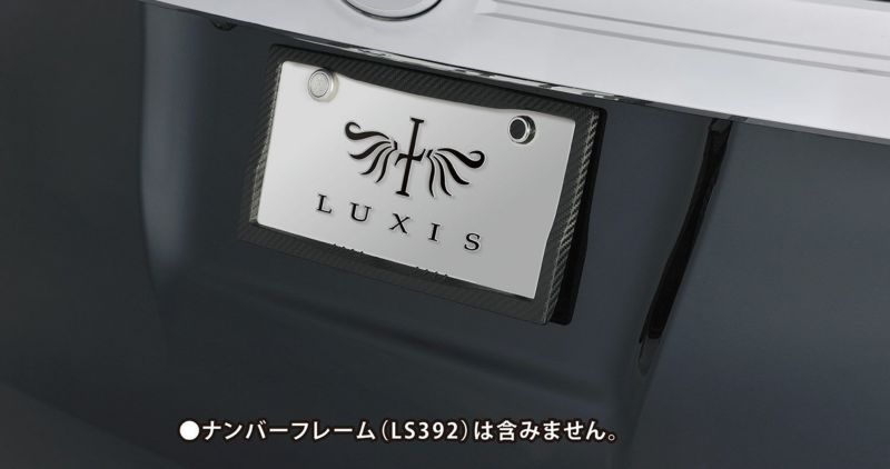 LS394 LUXIS ナンバーボルトキャップ カーボンルック | カーメイト