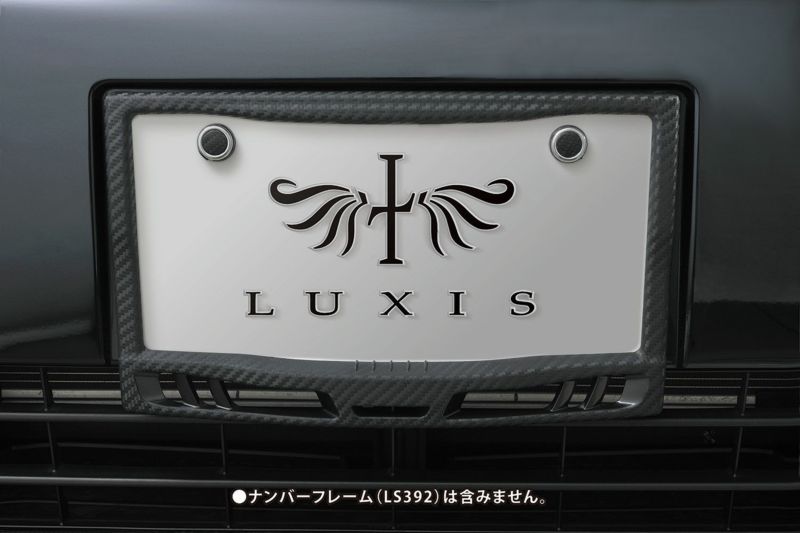 LS394 LUXIS ナンバーボルトキャップ カーボンルック | カーメイト