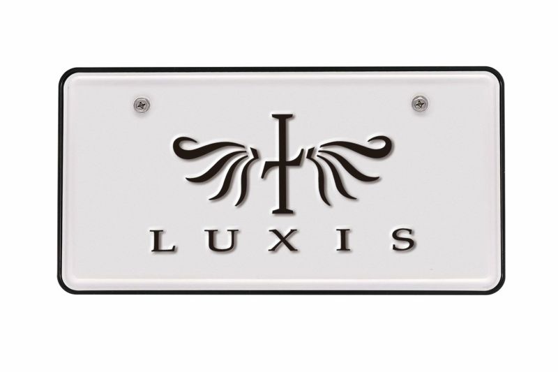 カーメイト LUXIS ナンバーベース スリム ブラック LS401