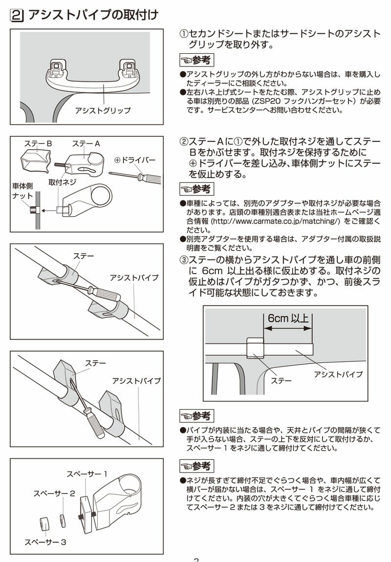 ZSP28 ロッドホルダー用補修パーツ ステー | カーメイト 公式 