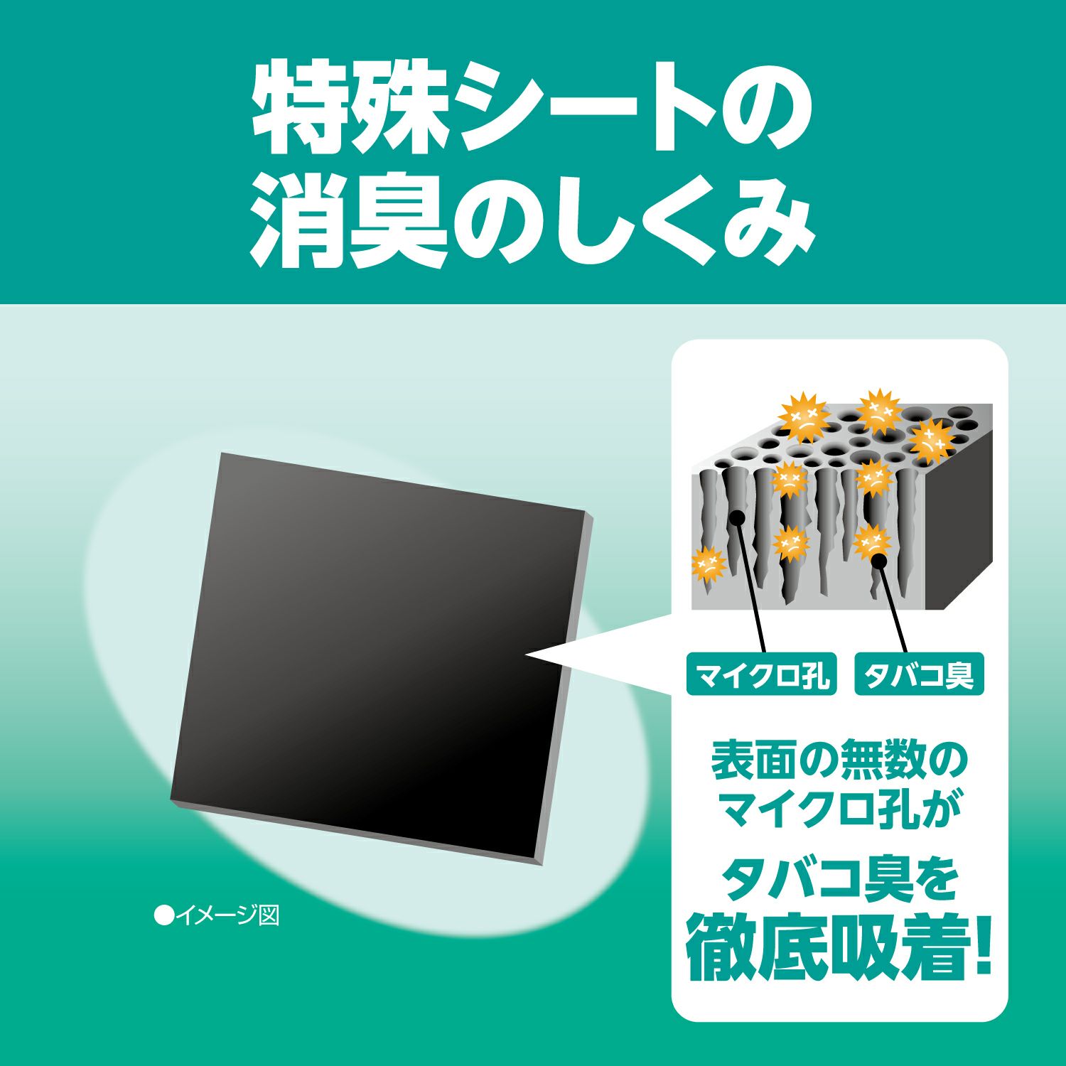 カーメイト D249 超強力灰皿消臭 シートタイプ 無香 carmate