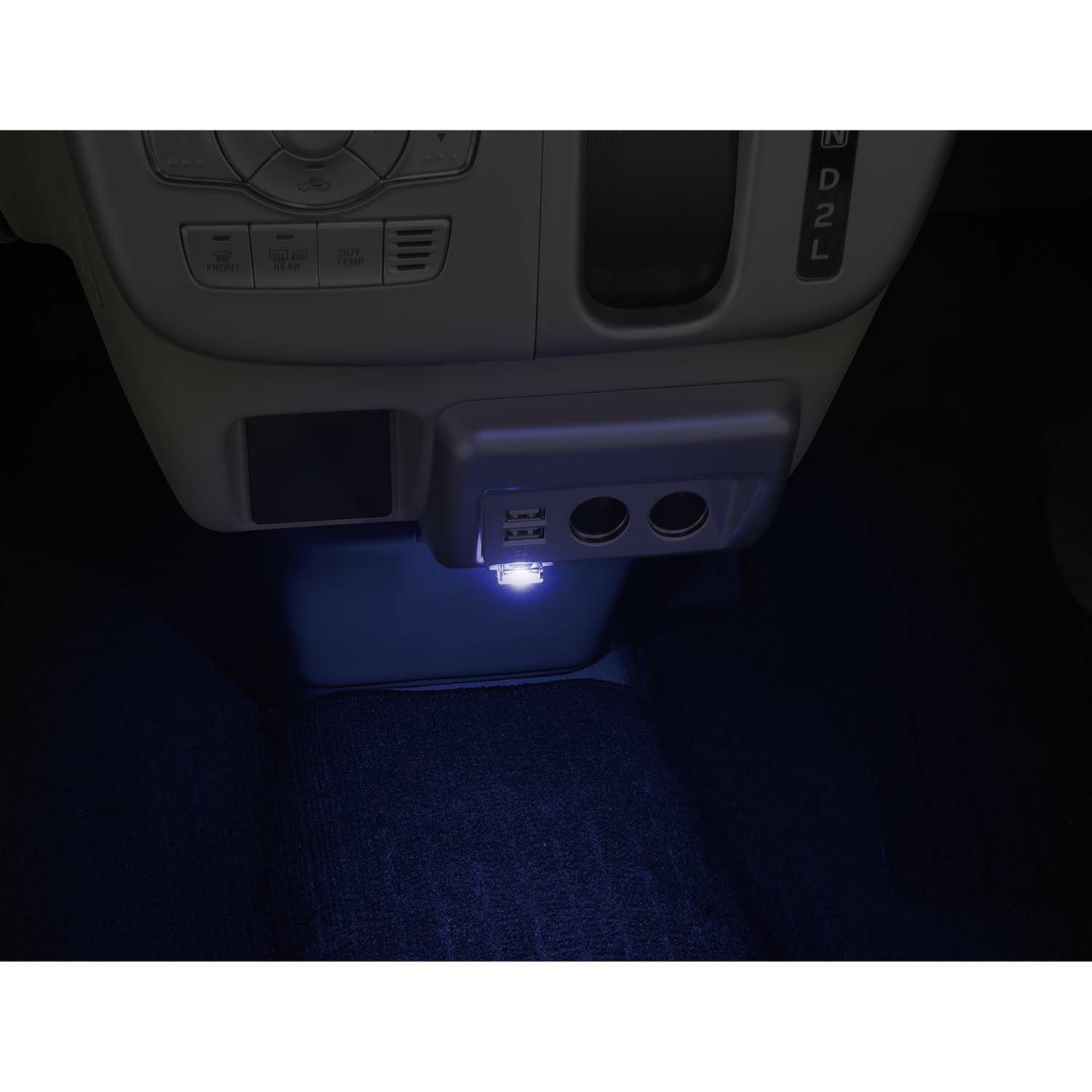 カーメイト　NZ589 エブリイ専用 増設電源ユニット シルバー　エブリイDA17