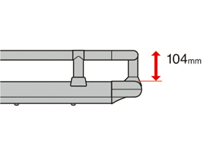 カーメイト イノー IN505 INA515用レールキット　inno carmate