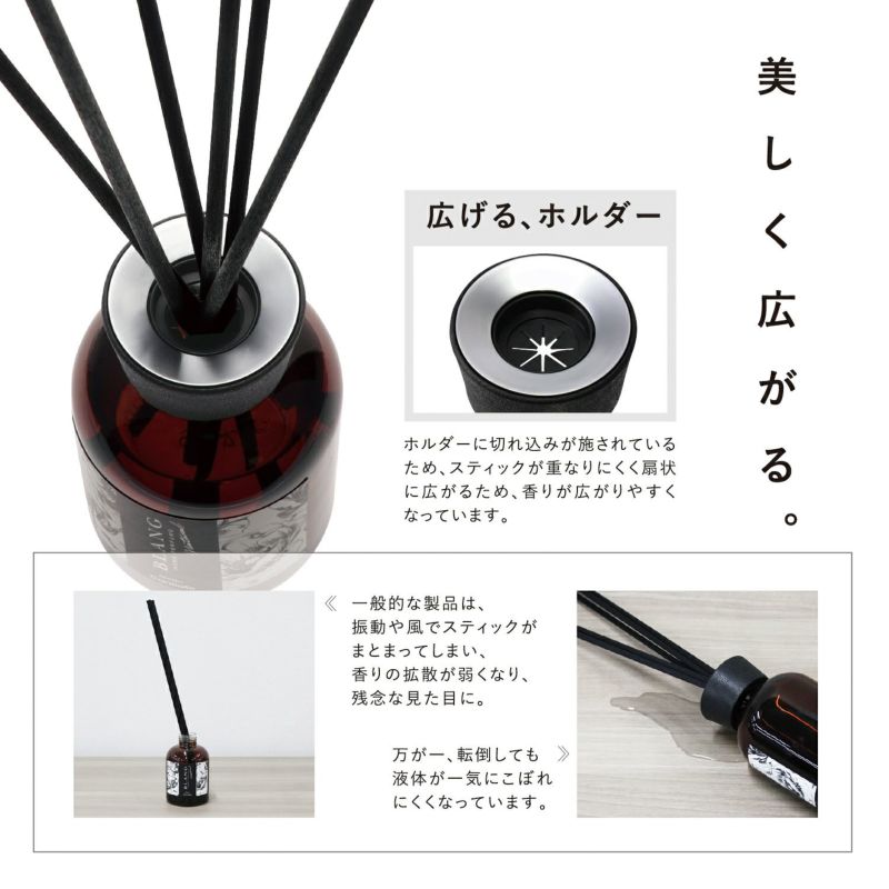 マーレミレラーネ/ディフューザー DH561 ブラングナチュラル リードディフューザー ホワイトムスク