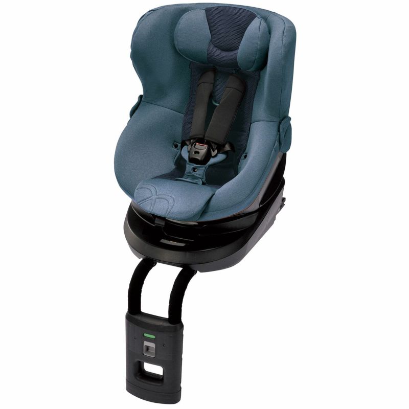 エールベベ クルット 6i プレミアムエアリー デニムブルー ISOFIX ...