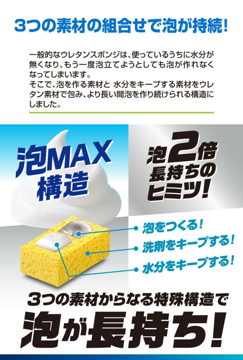 C171 クリアマジック 泡MAXスポンジ | カーメイト 公式オンラインストア本店