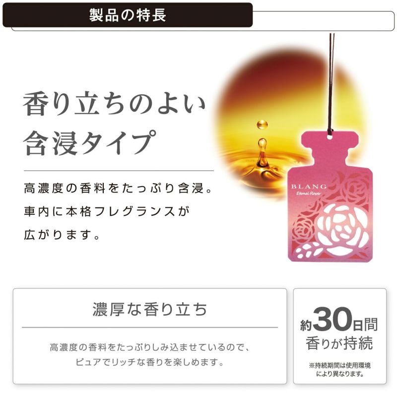 H1604 ブラング ハンギング ローズ エターナルフラワー | カーメイト