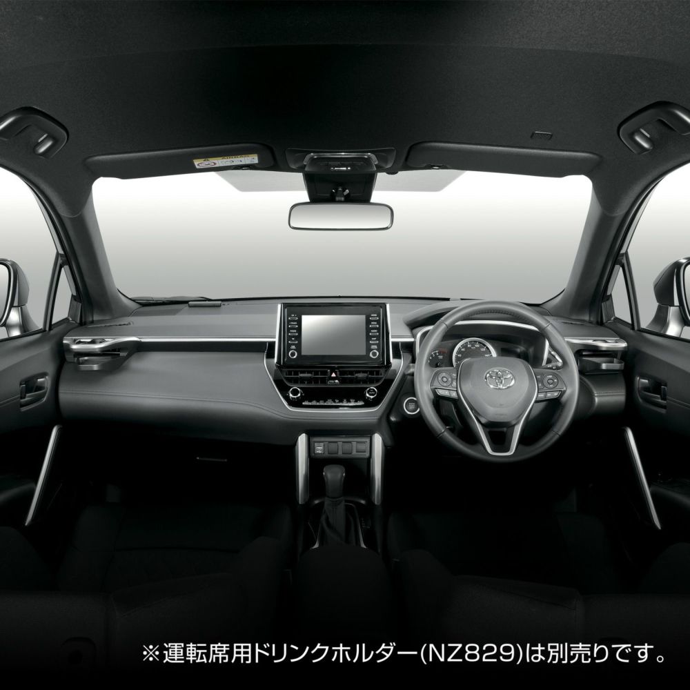 カーメイト NZ830 カローラクロス専用 ドリンクホルダー 助手席用 シルバー