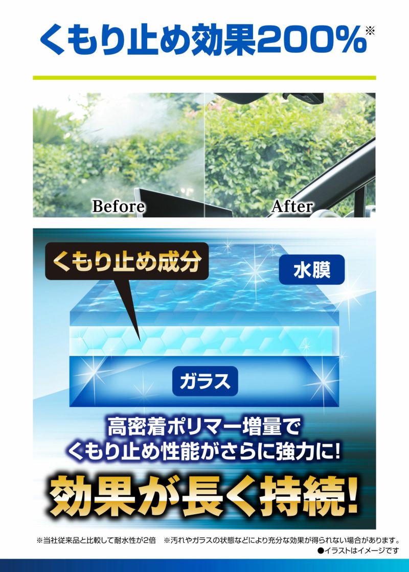 C179 エクスクリアプレミアム 内窓用ウェットシート くもり止め強化
