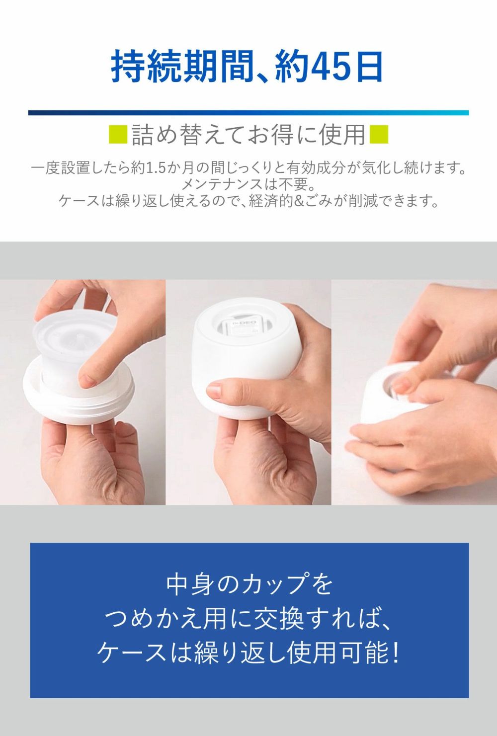 カーメイト Dr.DEO DSD54 ドクターデオ 置きタイプ 部屋用 デオプッシュ carmate