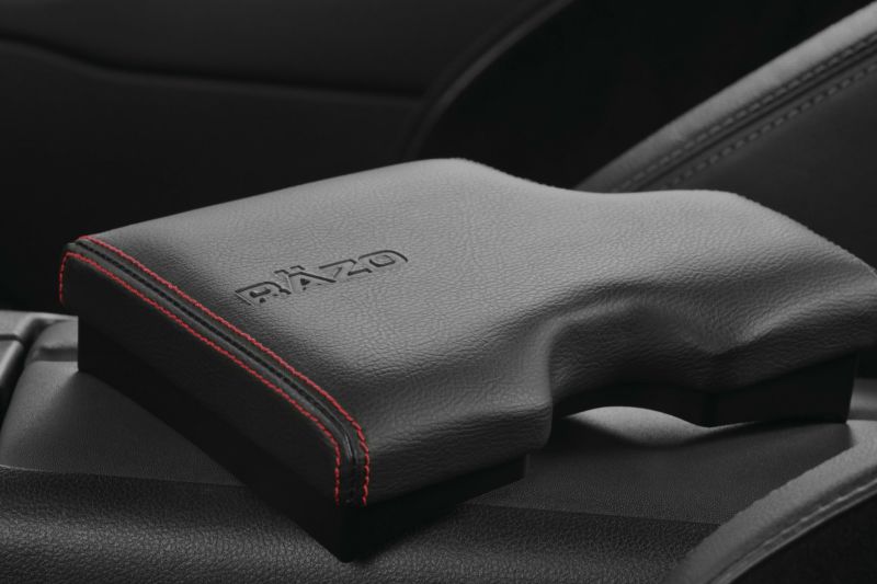 トヨタ86 アームレスト ニーパッド スピーカーパッド グレーステッチ