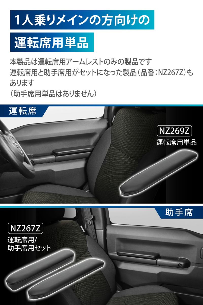 NZ269Z ジムニー専用 ドアアームレスト 運転席用 | カーメイト 公式オンラインストア本店