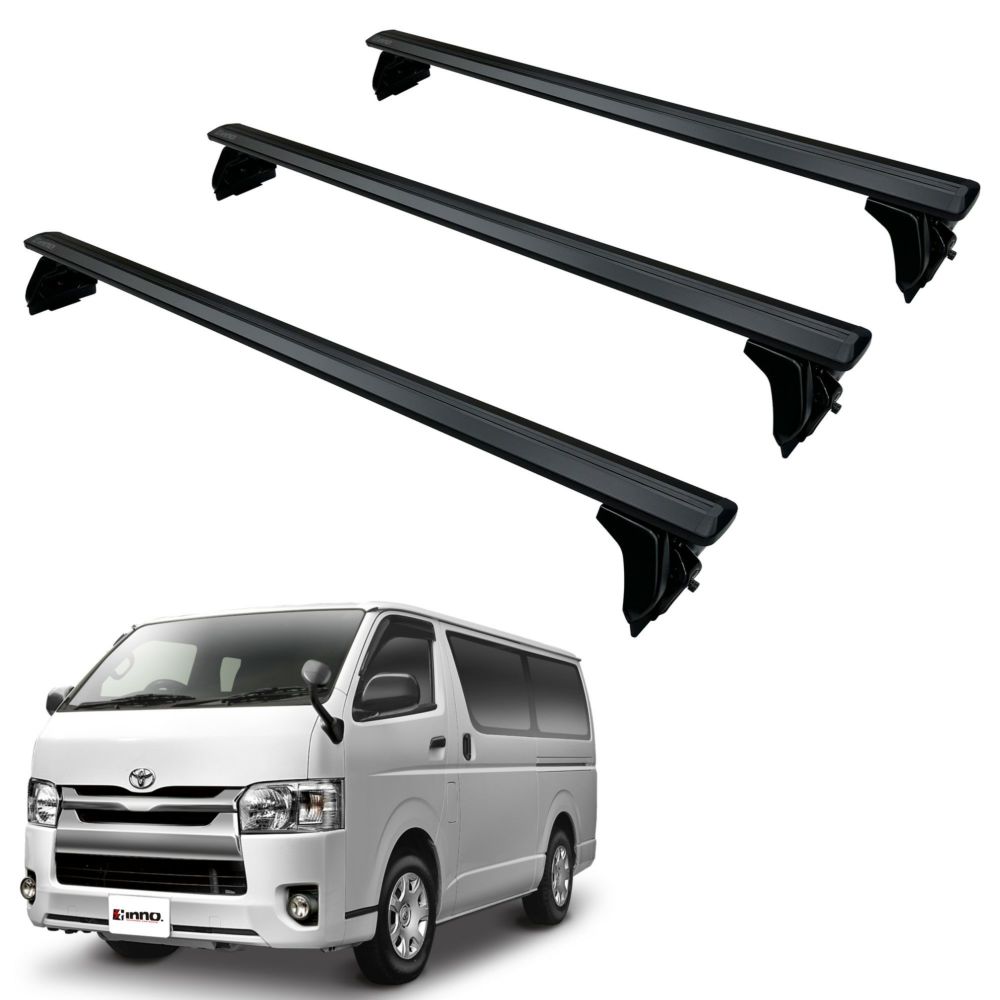 カーメイト イノー XD203 ドリップエアロベースセット ハイエース用 3本 inno carmate