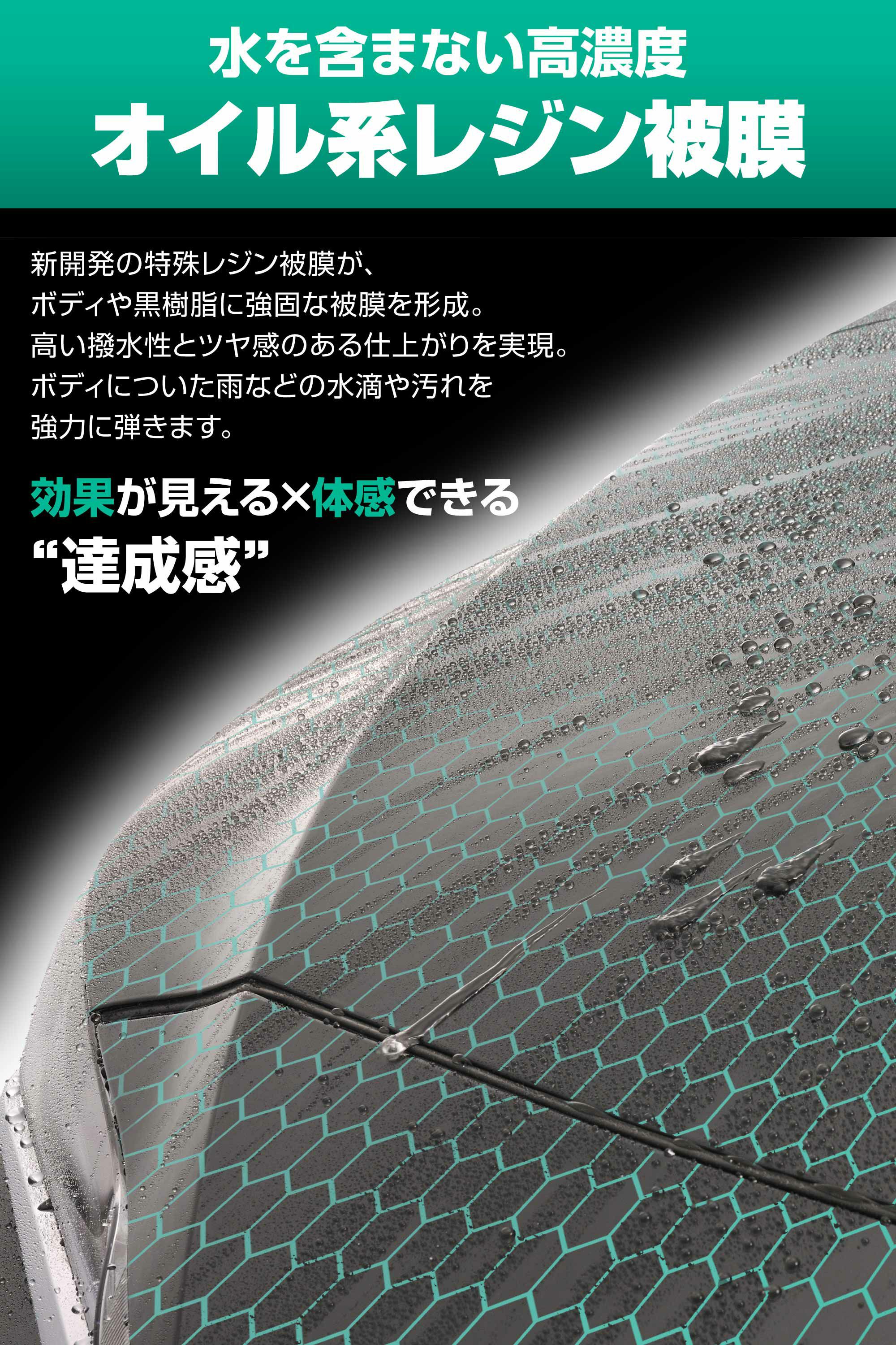 カーメイト C210 ハイパーレジン クロス付き 100 車 ボディ 撥水 ツヤ コーティング carmate 