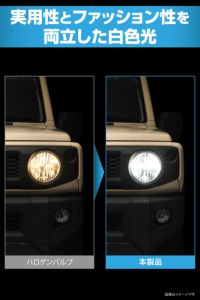 BW5012 GIGA LEDヘッド&フォグバルブE8 6000K HB3/HB4/HIR2