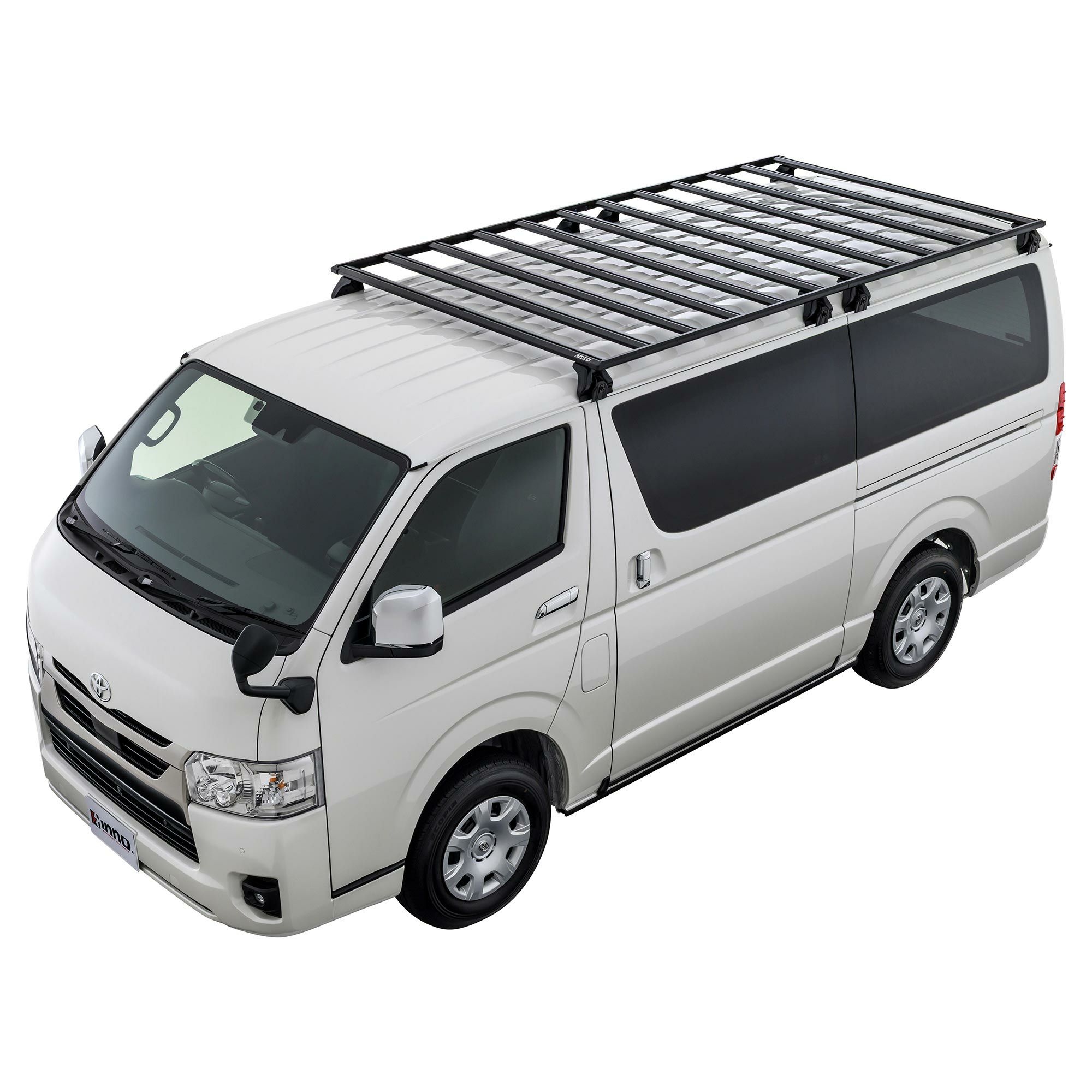 新製品]ハイエース専用 ベースキャリア＋デッキが一体化！INNOフラット